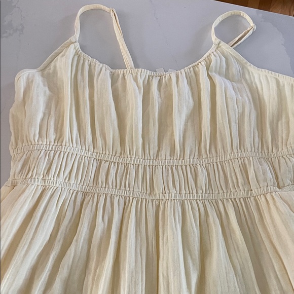 PACT Women's Smocked Waist Maxi Dress organic cotton XL - Picture 4 of 7